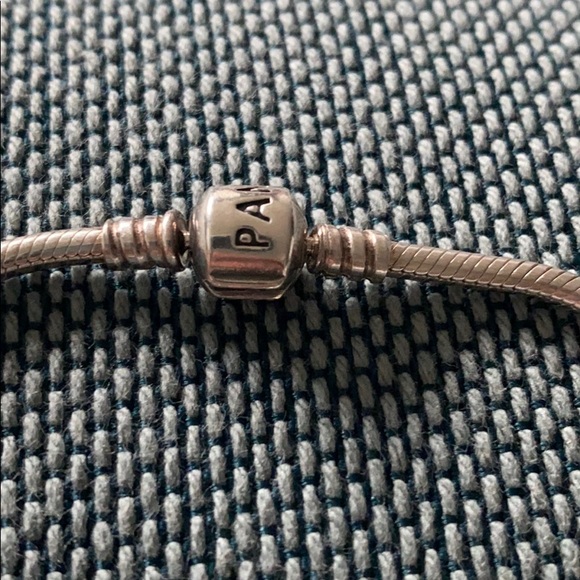 Pandora bracelet and charms 7.1” - Picture 2 of 5